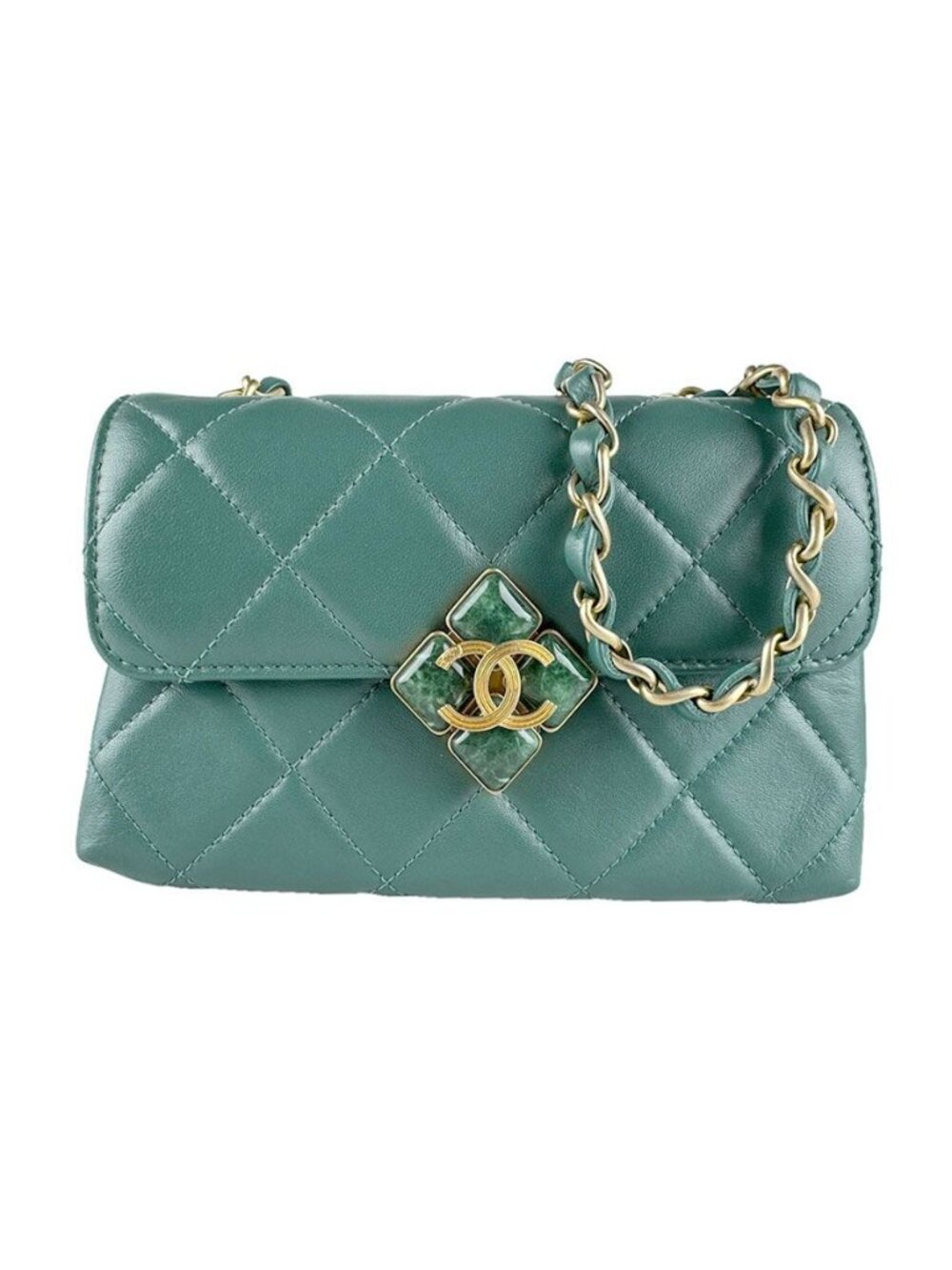 Chanel Shoulder Bag Green
